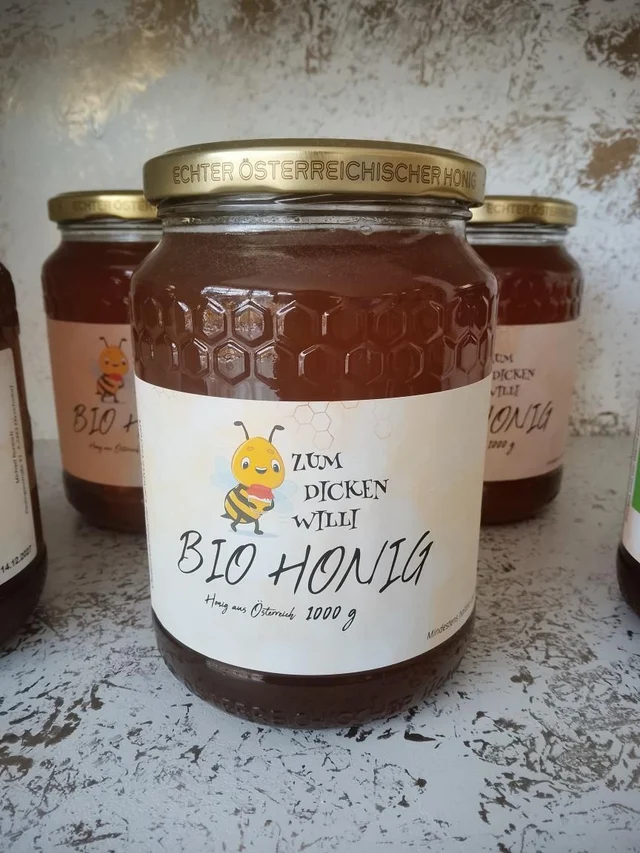 Bio Honig aus Österreich kaufen | Zum dicken Willi – 1kg