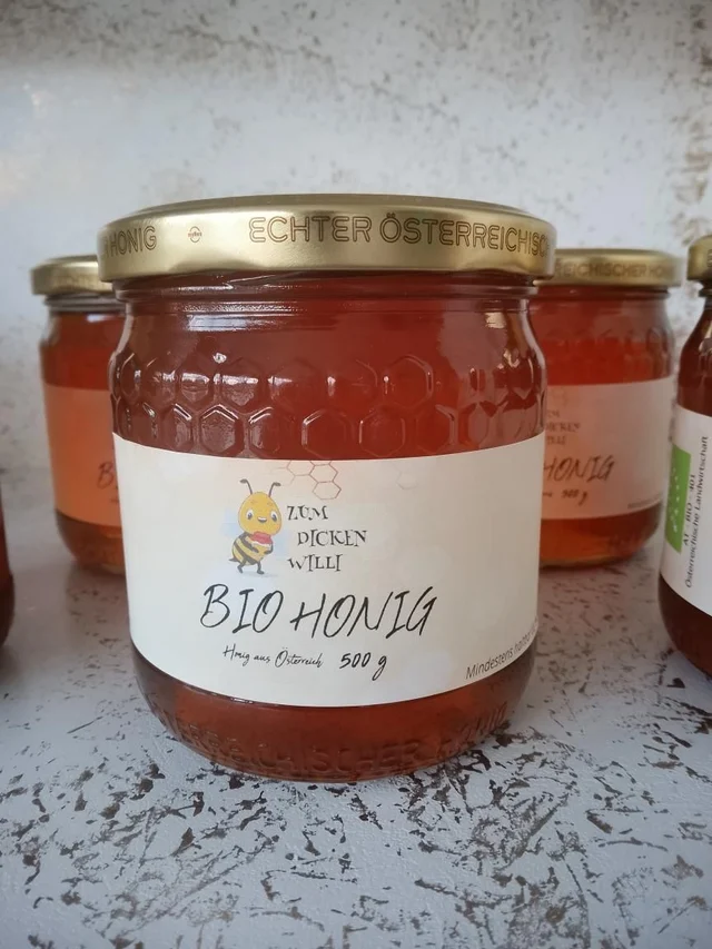 Bio Honig aus Österreich kaufen | Zum dicken Willi – 500g