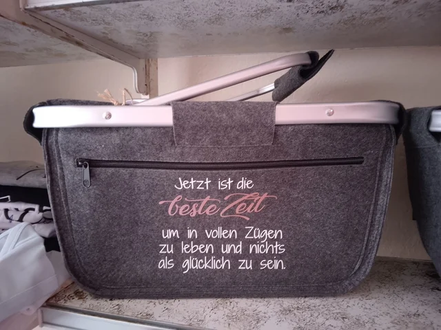 Filz-Einkaufskorb „Beste Zeit“ kaufen | Ternitz