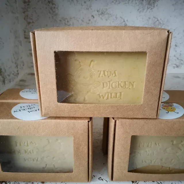 Zertifizierte Bio Honigseife – 75g Frischgewicht | Zum dicken Willi
