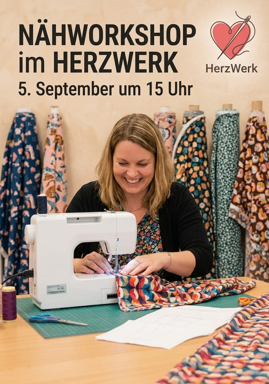 plakat nähworkshop