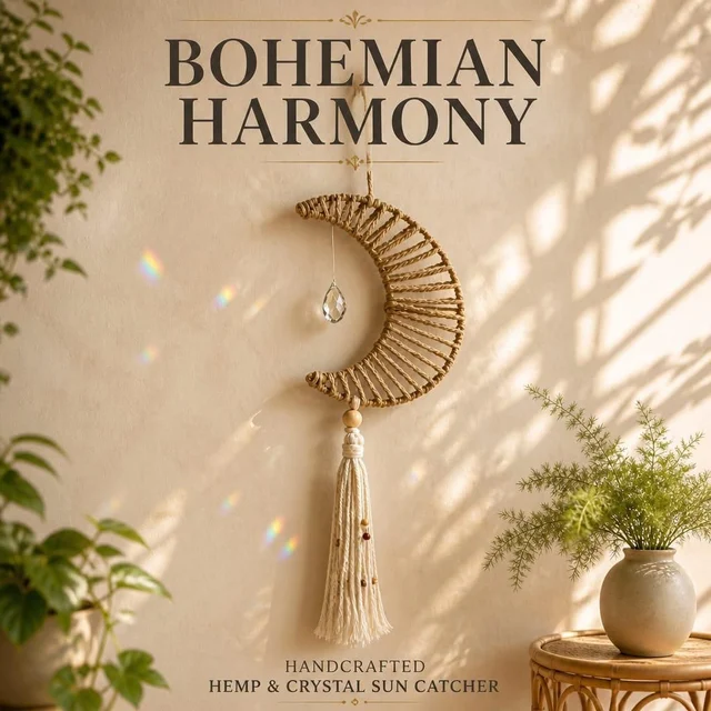 Sonnenfänger „Bohemian Harmony“ Mond (25 €) | s’Hütterl (Elke Berger)